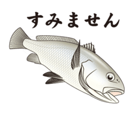 Japanese Fish sticker #1302519
