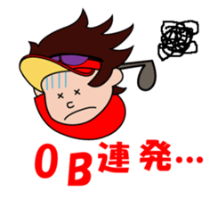 Golfer's sticker sticker #1302634