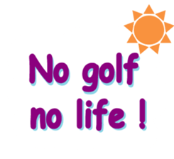 Golfer's sticker sticker #1302643