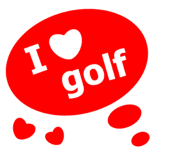 Golfer's sticker sticker #1302655