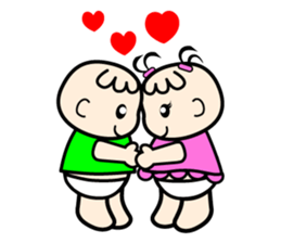 Shaka with Hugs and Kisses sticker #1302680