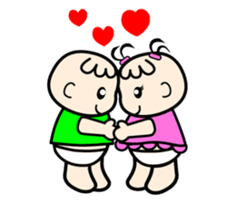 Shaka with Hugs and Kisses sticker #1302680