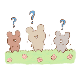 Friends of a bear's cub and the forest sticker #1302866