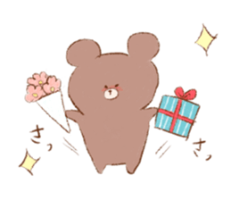 Friends of a bear's cub and the forest sticker #1302869