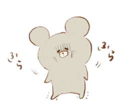 Friends of a bear's cub and the forest sticker #1302870