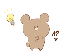 Friends of a bear's cub and the forest sticker #1302876