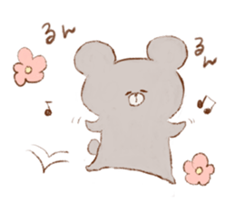 Friends of a bear's cub and the forest sticker #1302885