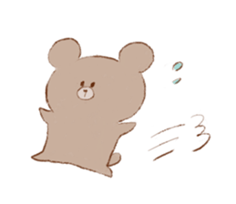 Friends of a bear's cub and the forest sticker #1302896