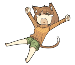 my home cat Sticker sticker #1302960