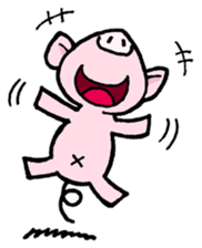 Little piggy Tony sticker #1303020