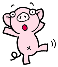 Little piggy Tony sticker #1303023
