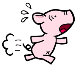 Little piggy Tony sticker #1303025