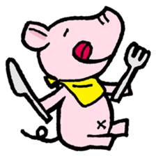 Little piggy Tony sticker #1303052