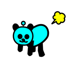 WATCH OUT! (BLUE PAN) sticker #1303982