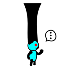 WATCH OUT! (BLUE PAN) sticker #1304005