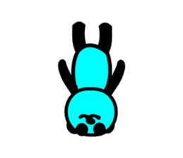 WATCH OUT! (BLUE PAN) sticker #1304012