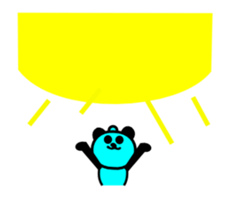 WATCH OUT! (BLUE PAN) sticker #1304015