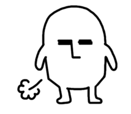 The White Man sticker #1304262