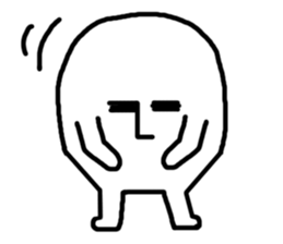 The White Man sticker #1304268