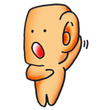 Cute alien "Mr square" sticker #1304746