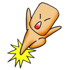 Cute alien "Mr square" sticker #1304755