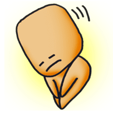 Cute alien "Mr square" sticker #1304760