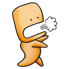 Cute alien "Mr square" sticker #1304762