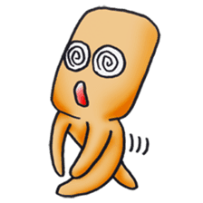 Cute alien "Mr square" sticker #1304765