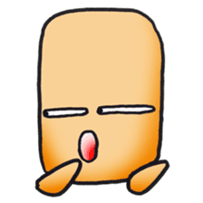 Cute alien "Mr square" sticker #1304767