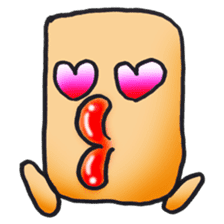 Cute alien "Mr square" sticker #1304768