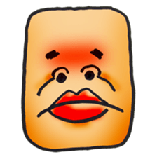 Cute alien "Mr square" sticker #1304769