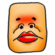 Cute alien "Mr square" sticker #1304769