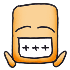 Cute alien "Mr square" sticker #1304771