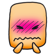 Cute alien "Mr square" sticker #1304773