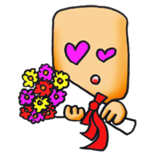 Cute alien "Mr square" sticker #1304774