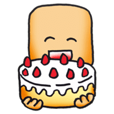 Cute alien "Mr square" sticker #1304775