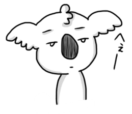 Look down Koala sticker #1304855