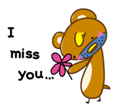 Chick-Bear "English version" sticker #1304988