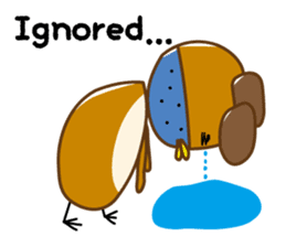 Chick-Bear "English version" sticker #1304998