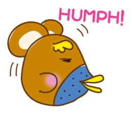 Chick-Bear "English version" sticker #1304999