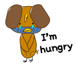 Chick-Bear "English version" sticker #1305010