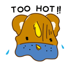 Chick-Bear "English version" sticker #1305012