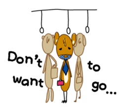 Chick-Bear "English version" sticker #1305016