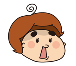 Heady is a girl sticker #1305067