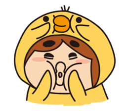 Heady is a girl sticker #1305079