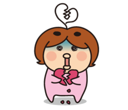 Heady is a girl sticker #1305094