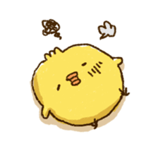 kawaii chick sticker #1305144