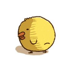 kawaii chick sticker #1305155