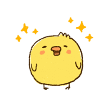kawaii chick sticker #1305158