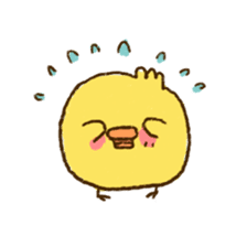 kawaii chick sticker #1305159